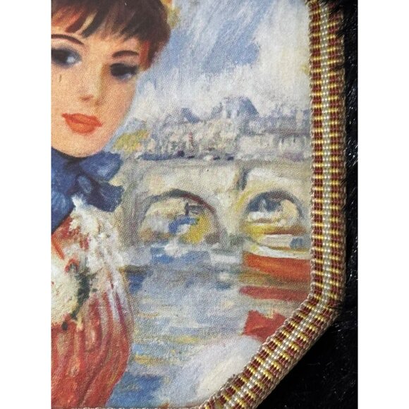 Vintage Octagonal Decorative Coasters Trivets Elegant Victorian Lady Design - Picture 6 of 13